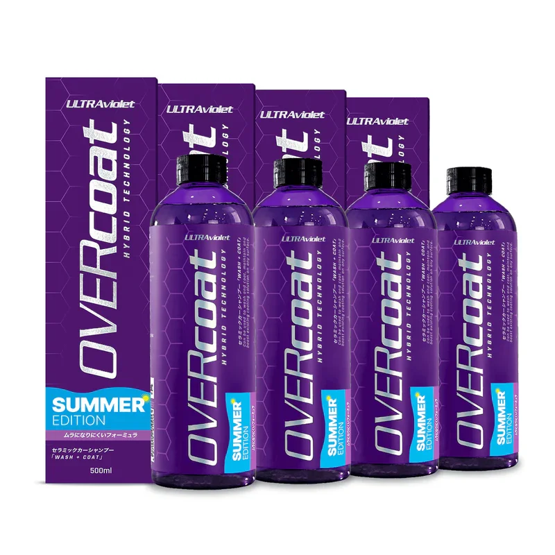OVERcoat ULTRAviolet Ceramic Coating em Espuma Kit com 4