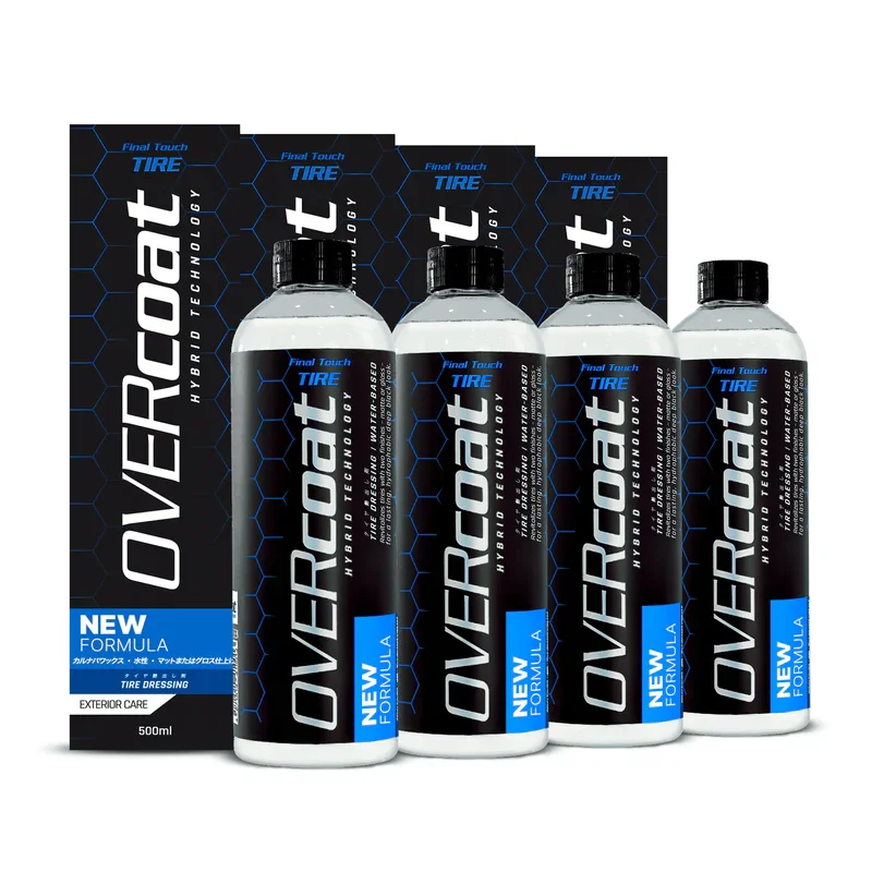 OVERcoat Final Touch TIRE Kit com 4