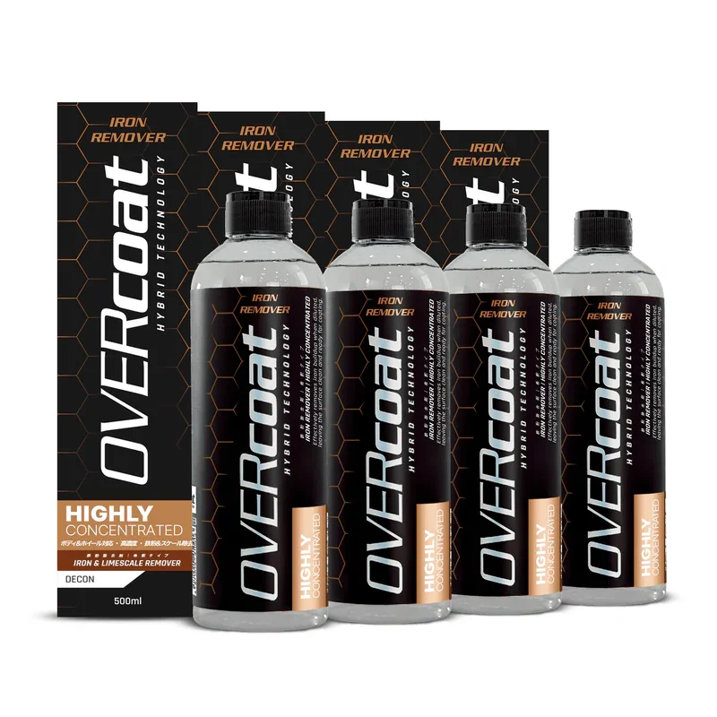 OVERcoat IRON REMOVER　Descontaminante Ferroso Kit com 4